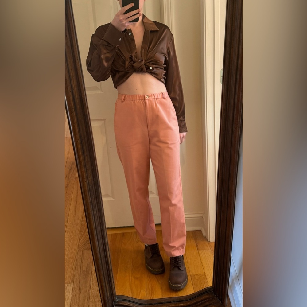 *3 for $12* Brown Satin Blouse